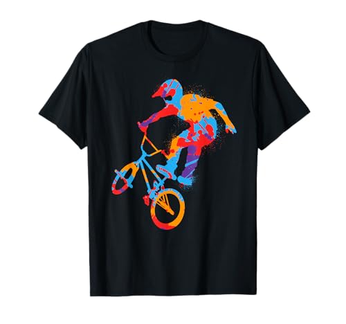 BMX Bunt Stunts Bike Tricks Jungen Fahrrad BMX Kinder T-Shirt von BMX Fahrrad Fahrer Tricks Bike für Radfahrer