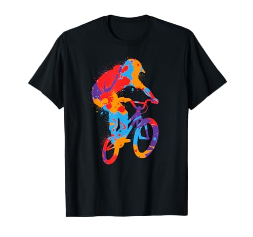 BMX Bunt Stunts Bike Tricks Kinder Fahrrad BMX Jungen T-Shirt von BMX Fahrrad Fahrer Tricks Bike für Radfahrer