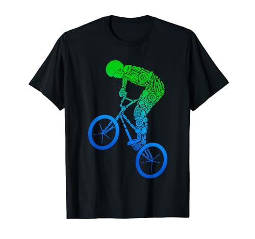 BMX Stunts Bike Tricks Jungen Fahrrad BMX Kinder T-Shirt von BMX Fahrrad Fahrer Tricks Bike für Radfahrer