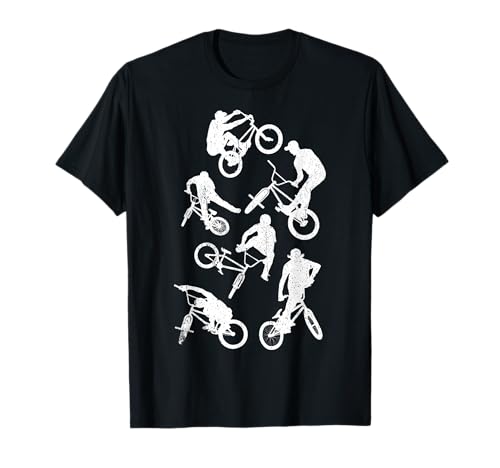 BMX Vintage Fahrrad Fans Jungs Fahrrad BMX T-Shirt von BMX Vintage Fahrrad Fans Geschenk Jungs Jugend BMX
