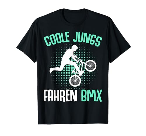 Coole Jungs fahren BMX Stunt Kinder Jungen T-Shirt von BMX & Freestyler Geschenkideen für Jungen Mädchen