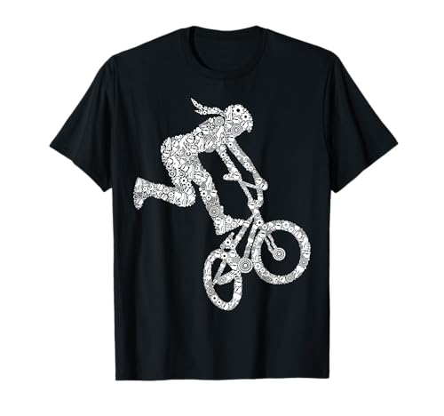 BMX Mädchen Bike Stunt Kinder T-Shirt von BMX & Freestyler Geschenkideen für Mädchen
