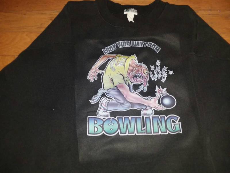 Vintage I Got This Way From Bowling Crewneck Sweatshirt 2Xl Xxl von BManVintageShirts