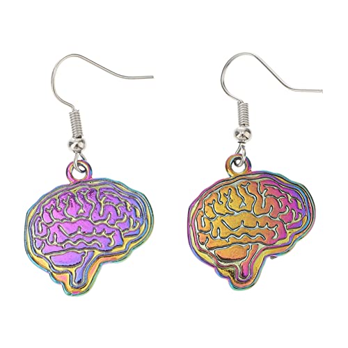 1 Paar Ohrringe Ohr Dangler Trendy Frauen Großes Gehirnohr anheizt Ohrohrschmuck Ohrzubehör Legierung von BNCXMO