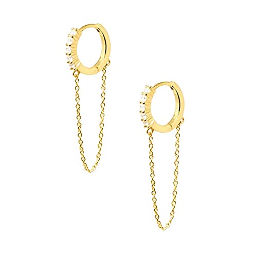 100% echte Reifenohrringe für Frauen Diamant Zirkon durchdringende Ohrring -Ohrring -Schmuck von BNCXMO