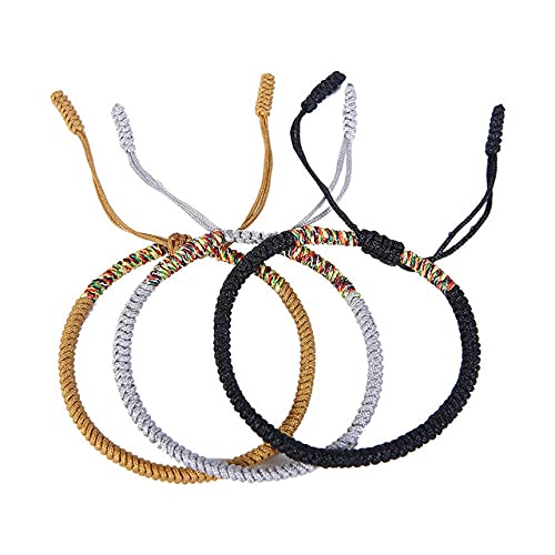 Armbänder für Frauen Mode Frauen Brief Signatur Böhmen Braid Verstellbares Stoff Armreif Armband Baumwollschmuck 3 Weiß 16 cm von BNCXMO