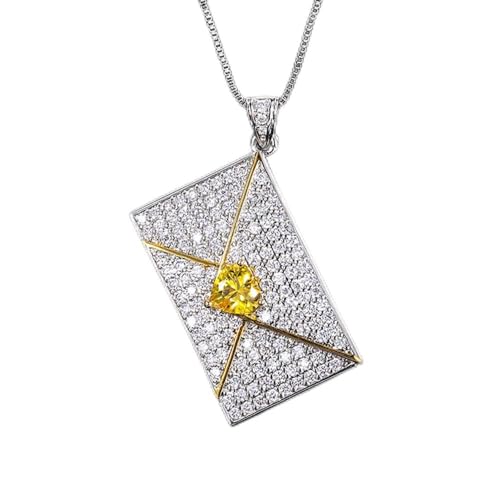 BNCXMO 7 * 7mm Smaragd Topaz Pink Quarze Hüllkurve Anhänger Halsketten für Frauenschmuckzubehör BNCXMO 7 * 7mm Smaragd Topaz Pink Quarze Hüllkurve Anhänger Halsketten für Frauenschmuckzubehör von BNCXMO