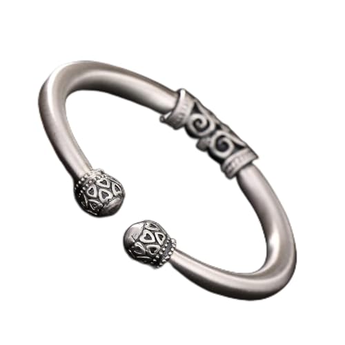 BNCXMO Armband S999 reines Silberarmband Männer und Frauen Öffnen Silberarmband Schmuck Geburtstag für Frauen Schmuck von BNCXMO