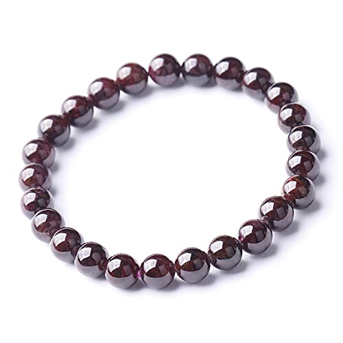 BNCXMO Feng Shui Granat Reichtum Armband Authentische Schmuckheilung Chakra Meditation Kristall Reiki Amulett Lucky Wealth Ward Off böse Geister Armband Geschenke für Frauen Männer von BNCXMO
