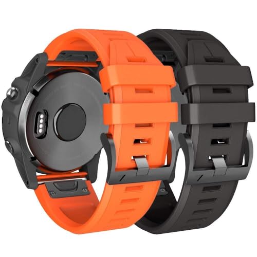 BNCXMO Für Fenix ​​8 Watch Band Ersatz -Silikon -Uhrengurt für Fenix ​​5/Fenix ​​6/Fenix ​​6 Pro/Fenix ​​7/Forerunner 935/945/Ansatz S60/Quatix 5/Epix SmartWatch von BNCXMO