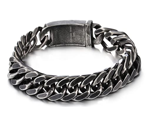 BNCXMO Herren Mode Armband Kette Awesome Retro Edelstahlketten -Kettenarmbänder BNCXMO Herren Mode Armband Kette Awesome Retro Edelstahlketten -Kettenarmbänder von BNCXMO