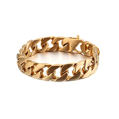 BNCXMO Männer Edelstahl Bordsteinkette Armband Unisex Kette Personalisierte IC -Geschenk für ihn BNCXMO Männer Edelstahl Bordsteinkette Armband Unisex Kette Personalisierte IC -Geschenk für ihn von BNCXMO