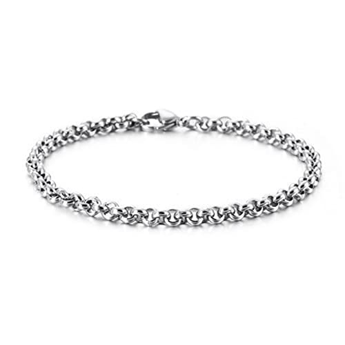 BNCXMO Männer aus rostfreiem Stahl, Link -Wrap -Armband, Geschenkidee für Männer von BNCXMO