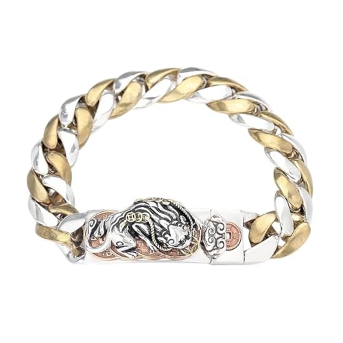 BNCXMO NEU 2026 UNISEX Trendy Gold Silber Collision Kette Armband Männer Hand Accessoires Segen Lucky Göttliche Biestmünze Männliche Geschenkschmuck Fund Mode kreativ für Frauen und Männer BNCXMO NEU 2026 UNISEX Trendy Gold Silber Collision Kette Armband Männer Hand Accessoires Segen Lucky Göttliche Biestmünze Männliche Geschenkschmuck Fund Mode kreativ für Frauen und Männer von BNCXMO