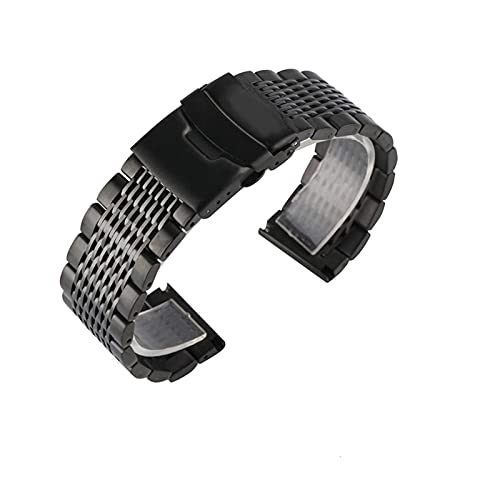 BNCXMO Wachgurt exquisite Uhrenband Männer Uhrenband Correa 22 mm 20 mm 18 mm 24 mm Edelstahlarmband Luxusgoldarmband von BNCXMO