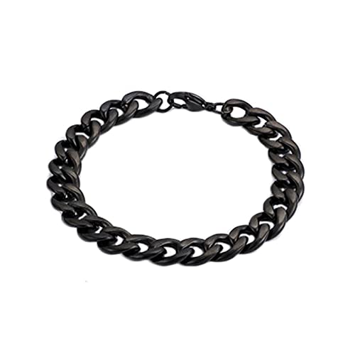 Herrenarmbänder, einfache kubanische Kette Edelstahlarmband für Männer von BNCXMO
