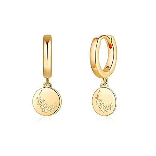 Hoop Ohrringe für Frauen Geburtstag Blume Piercing Ohrring Ohrhörer Schmuck Pendientes von BNCXMO