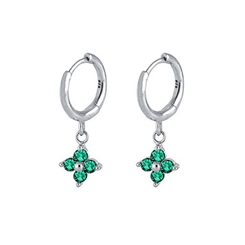Hoop Ohrringe für Frauen farbig Diamant Schneeflocken Ohrring Piercing Ohrhörer Schmuck Pendientes von BNCXMO