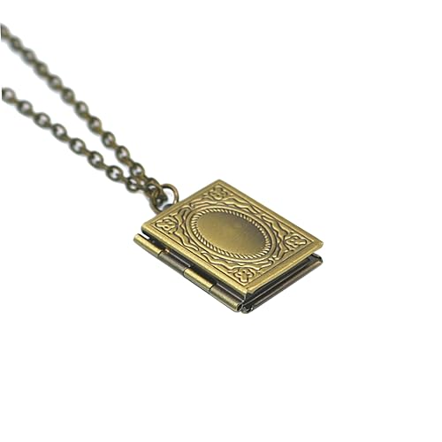 Mädchen Schmuck Bronze Schriften Design Photo Hülle Anhänger Halskette einzigartiger religiöser Schmuck mit detaillierter Halskette vorhanden von BNCXMO