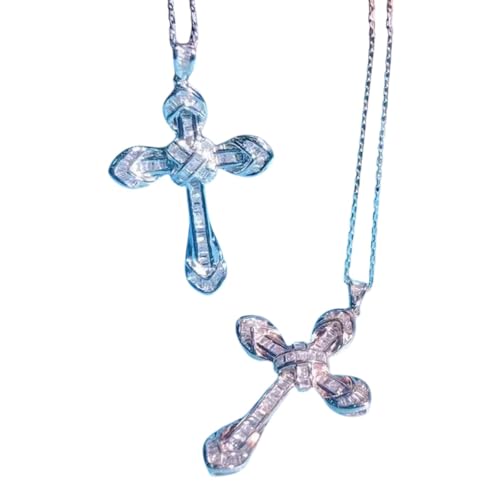 NEU 2026 UNISEX 925 STERLING SLILD SHINNY Full Zircon Cross Anhänger Halskette für Frauen Männer Moissanite Party Hochzeit Schmuck Geschenk mit Ihnen Accessoires Trendy Creative für Frauen und Männer NEU 2026 UNISEX 925 STERLING SLILD SHINNY Full Zircon Cross Anhänger Halskette für Frauen Männer Moissanite Party Hochzeit Schmuck Geschenk mit Ihnen Accessoires Trendy Creative für Frauen und Männer von BNCXMO