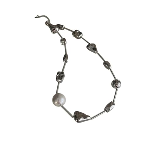 NEU 2026 UNISEX MODERNE JUDELRY FEROGEN IRELREGUSE Perlen Halskette einfach coole Design Gold Farbe Silber verplattet eine Schicht Halshöhe für Frauen Modetrendy Accessoires kreatives Geschenk für von BNCXMO