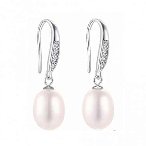 Natürliche Süßwasserperlen -Ohrringe für Frauen AAAA Pink Purple Big Pearl Schmuck Braut von BNCXMO