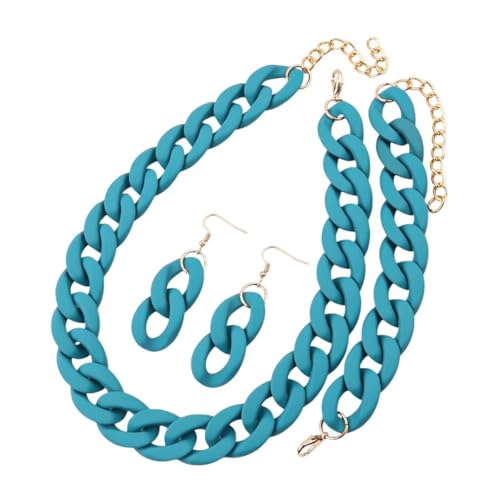 Neu 2026 Ankunft Acryl Chunky Kette Choker Halskette für Frauen Trendy Bohemain Lange Ketten Halsketten Halsketten Set Fashion Schmuckzubehör kreatives Geschenk von BNCXMO