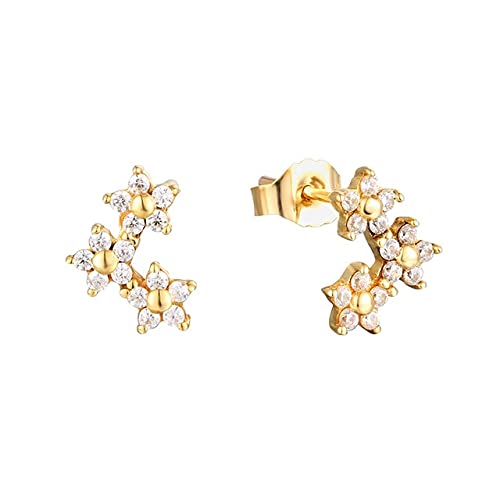 Pferdeauge Zirkono Ohrringe für Frauen durchdringende Ohrringohrschnalle Schmuck Pendientes von BNCXMO