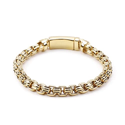 Premium-Armband für Männer Edelstahl Retro-Link-Wrap-Armband Hip-Hop-Kette für Männer Jungen Premium-Armband für Männer Edelstahl Retro-Link-Wrap-Armband Hip-Hop-Kette für Männer Jungen von BNCXMO