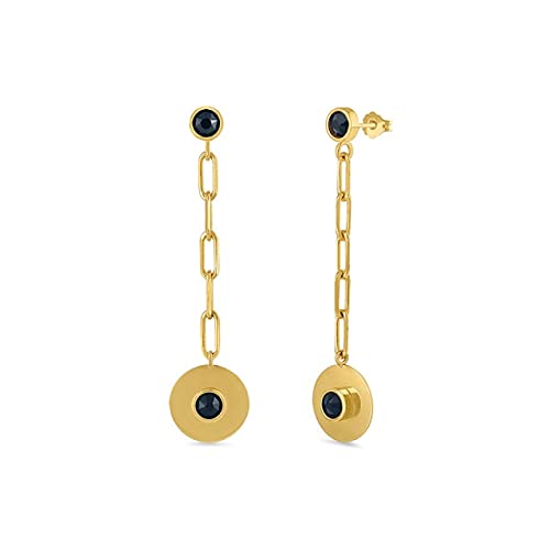 Schwarzer Zirkonstudous -Ohrring Piercing Ohrringe für Frauen Hochzeit Schmuck Schmuck von BNCXMO