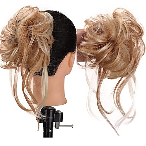 Messy Bun Stirnband Synthetischer Haarknoten mit elastischem Kamm Messy Bun Locken Haarknoten Frauen Perücke Haarverlängerungen Haarschmuck Haarknoten Unsichtbarer Haarknoten (Color : SW205-07) von BNNP