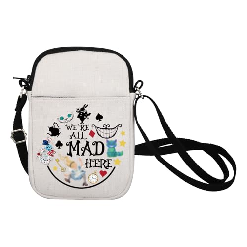 Alice Crossbody Bag Princess Alice Gifts Alice and Wonderland Gifts Alice Inspired Gift We're All Mad Here Handy Geldbörse von BNQL