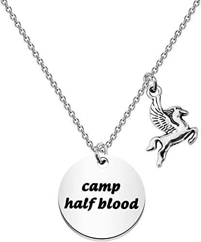 Percy Jackson Armband, Halbblut-Armband, Fliegendes Pferd, Schmuck, Geschenk für Familie, Mythologie, Filmgeschenk, Edelstahl von BNQL