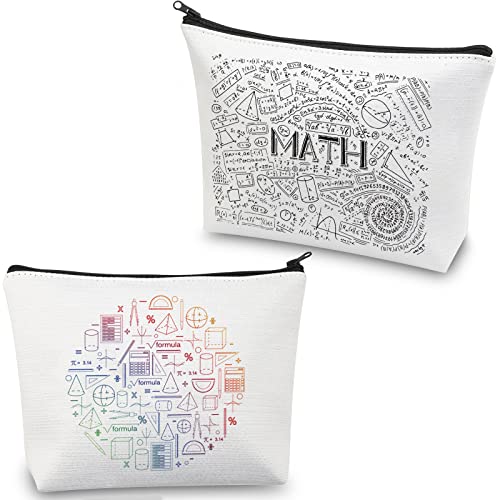 Mathematik Kosmetiktasche Mathematik Lehrer Make-up Tasche Mathematik Geschenke für Mathematik Liebhaber Mathematik Student Nerds Geschenke für Mathematiker Kleine Tasche, Mathematik-Make-up-Tasche von BNQL