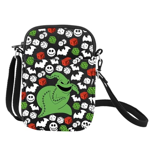 Oogie Umhängetasche, Horror-Cartoon-Figur, Geschenk, Horror-Film-Liebhaber, Fans, Geschenke, Halloween, Umhängetasche, Geister-Messenger-Tasche Oogie Umhängetasche, Horror-Cartoon-Figur, Geschenk, Horror-Film-Liebhaber, Fans, Geschenke, Halloween, Umhängetasche, Geister-Messenger-Tasche von BNQL