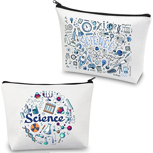 Wissenschaftliche Kosmetiktasche kleine Make-up-Tasche Wissenschaft Chemie Physik Wissenschaft Geschenk für Wissenschaftsliebhaber Lehrer Student Wissenschaftler Geschenk, Science Make-up-Tasche von BNQL