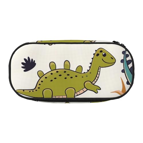 BNVSADC Federmäppchen mit Dinosaurier-Muster, bedrucktes Federmäppchen, Doppelreißverschluss, für Büro, Schule, Organizer, Schreibwarentasche für Studenten, Teenager, Jungen, Mädchen, Erwachsene, von BNVSADC