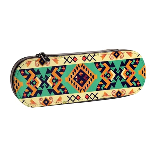 BNVSADC Federmäppchen mit Meerschweinchen-Illustration, bedrucktes Leder-Federmäppchen und Make-up-Tasche – stilvolle Hartschalen-Bleistifttasche, Schreibwaren-Organizer-Tasche für Schule, Büro von BNVSADC