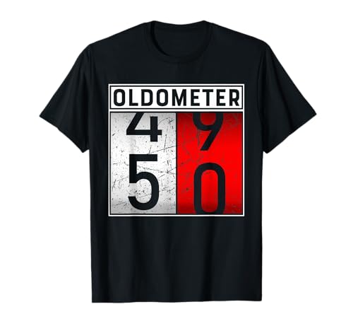 Oldometer 50 T Shirt 50 Geburtstag Männer 1968 Tshirt Herren T-Shirt Oldometer 50 T Shirt 50 Geburtstag Männer 1968 Tshirt Herren T-Shirt von BNY Oldometer Geburtstags T-Shirt