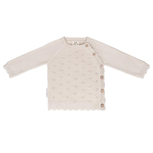 Baby's Only - Flora Pullover - Langarmshirt - Babykleidung - Für Mädchen und Jungen - 100% Biologische Baumwolle - Warm Linen - Größe 56 - GOTS-Zertifiziert von BO BABY'S ONLY