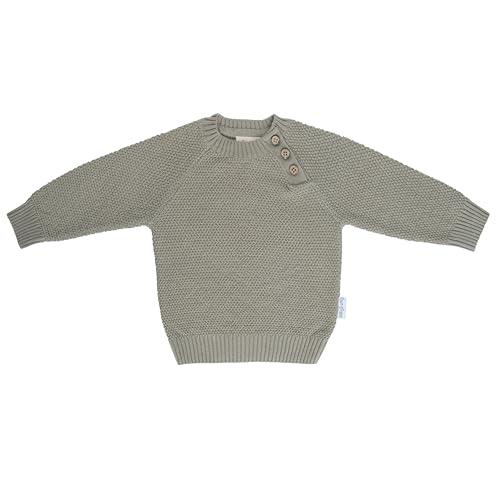 Baby's Only - Willow Pullover - Langarmshirt - Babykleidung - Für Mädchen und Jungen - 100% Biologische Baumwolle - Urban Green - Größe 68 - GOTS-Zertifiziert von BO BABY'S ONLY