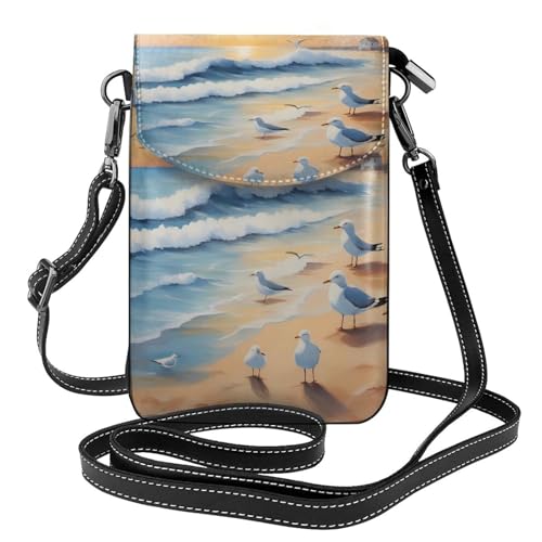 Airborne Möwen Multi Pocket Leichte Umhängetasche mit Magnetverschluss Geeignet für Reisen und den täglichen Gebrauch von BOAIHH