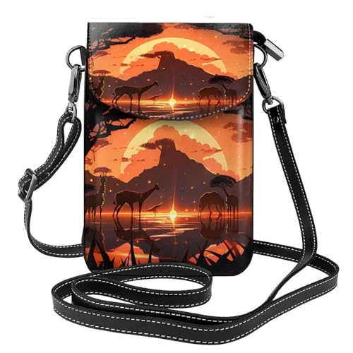 Animals of the African Savannah Multi Pocket Lightweight Shoulder Bag with Magnetic Closure Suitable for Travel and Daily Use Animals of the African Savannah Multi Pocket Lightweight Shoulder Bag with Magnetic Closure Suitable for Travel and Daily Use von BOAIHH