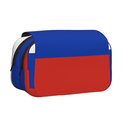 BOAIHH Doppel-Klappetui mit russischer Flagge, Druck in voller Breite, geeignet für Skizzieren, Reisen und Schule BOAIHH Doppel-Klappetui mit russischer Flagge, Druck in voller Breite, geeignet für Skizzieren, Reisen und Schule von BOAIHH