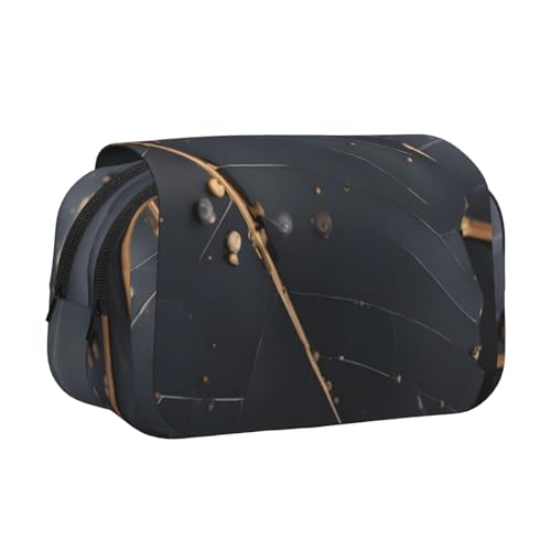BOAIHH Enchanted Plant Leaves Double Clamshell Pen Case Full-Width Printing Suitable for Skizzing, Traveling and School BOAIHH Enchanted Plant Leaves Double Clamshell Pen Case Full-Width Printing Suitable for Skizzing, Traveling and School von BOAIHH