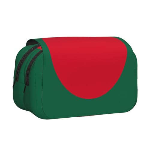 BOAIHH Federmäppchen mit doppelter Klappe, Motiv: Flagge von Bangladesch in voller Breite, geeignet für Skizzieren, Reisen und Schule BOAIHH Federmäppchen mit doppelter Klappe, Motiv: Flagge von Bangladesch in voller Breite, geeignet für Skizzieren, Reisen und Schule von BOAIHH