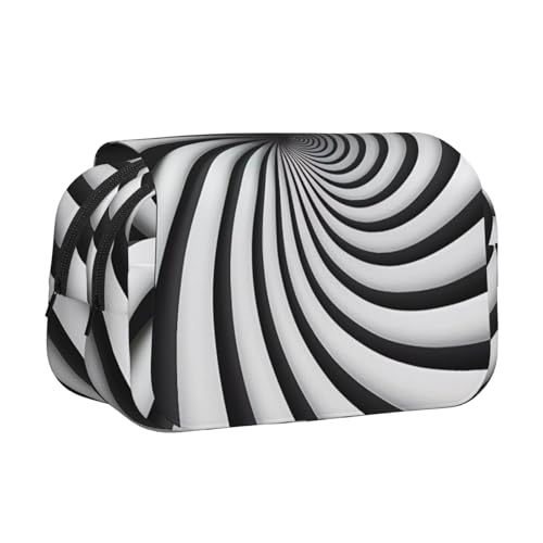 BOAIHH Spiral Optical Illusion GIF Double Clamshell Pen Case Full-Width Printing Suitable for Skizzing, Traveling and School BOAIHH Spiral Optical Illusion GIF Double Clamshell Pen Case Full-Width Printing Suitable for Skizzing, Traveling and School von BOAIHH