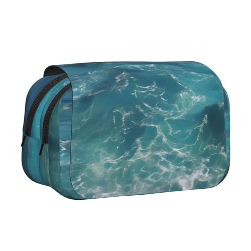 BOAIHH The Deep Ocean Double Clamshell Pen Case Full-Width Printing Suitable for Skizzing, Traveling and School BOAIHH The Deep Ocean Double Clamshell Pen Case Full-Width Printing Suitable for Skizzing, Traveling and School von BOAIHH