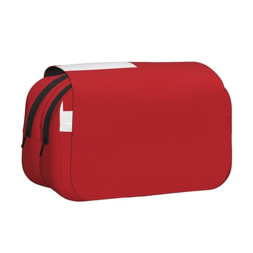 BOAIHH Tonga Federmäppchen mit Flagge, doppeltes Klappetui, volle Breite, geeignet für Skizzen, Reisen und Schule von BOAIHH