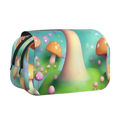 BOAIHH Wonderful Little Mushrooms Doppel-Klappstiftetui, volle Breite, geeignet für Skizzieren, Reisen und Schule BOAIHH Wonderful Little Mushrooms Doppel-Klappstiftetui, volle Breite, geeignet für Skizzieren, Reisen und Schule von BOAIHH